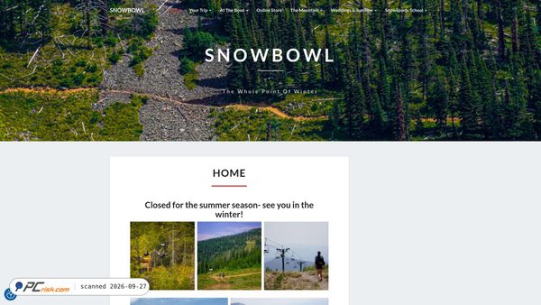 montanasnowbowl.com screenshot