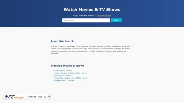 movies.hamzasumbal.com screenshot
