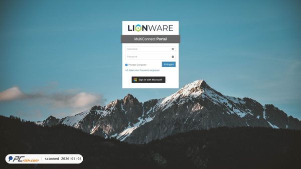 multiconnectportal.de screenshot
