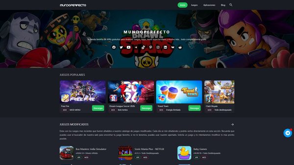 mundoperfecto.net screenshot