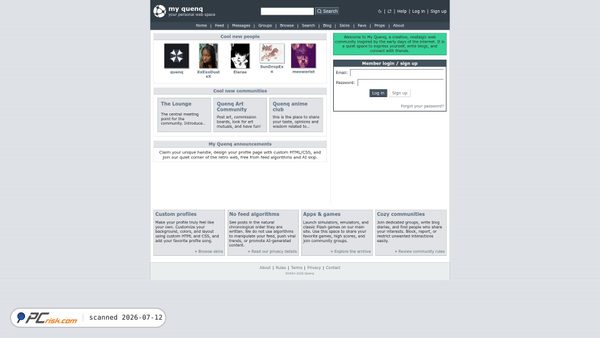 my.quenq.com screenshot