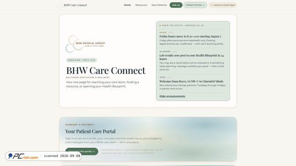 mybhw.com screenshot