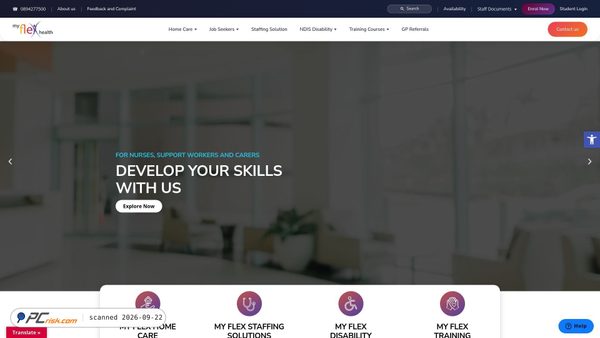 myflexhealth.com.au screenshot