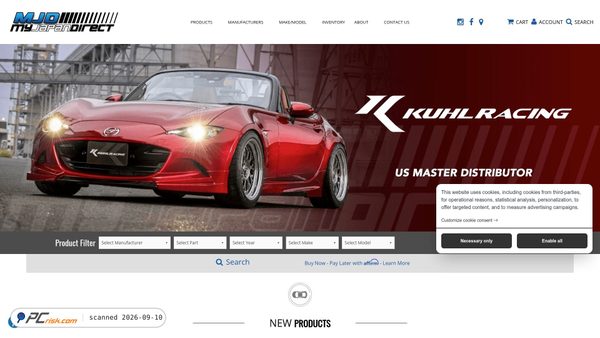 myjapandirect.com screenshot