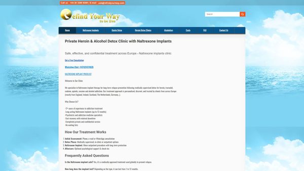 naltrexoneimplanteurope.com screenshot