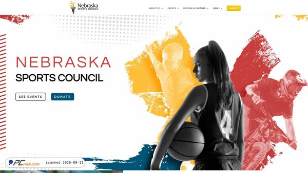 nebraskasportscouncil.com screenshot