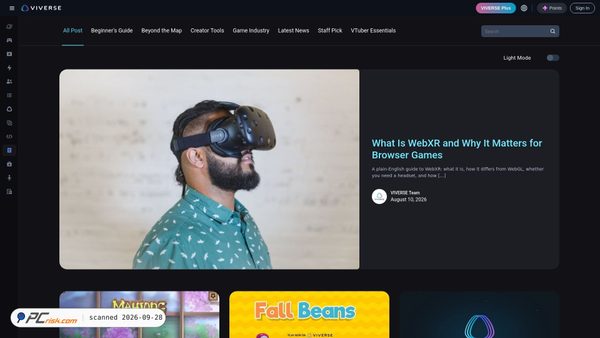 news.viverse.com screenshot