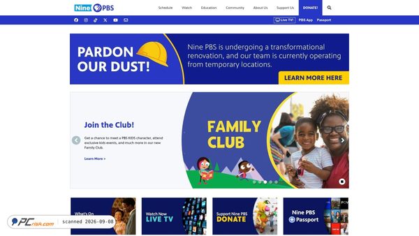 ninepbs.org screenshot
