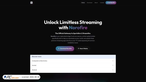 norofire.com screenshot