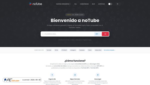 notube.im screenshot