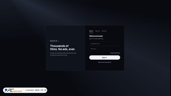 novahd.tv screenshot