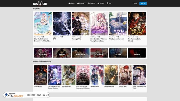 novelight.net screenshot