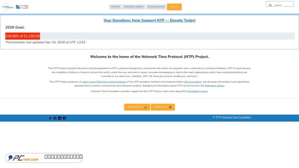ntp.org screenshot