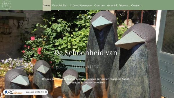 oanelutsbrocante.nl screenshot