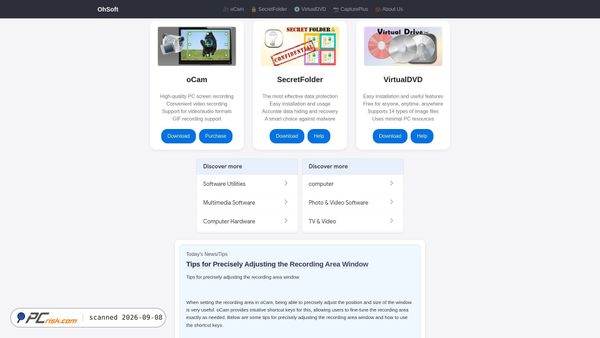 ohsoft.net screenshot