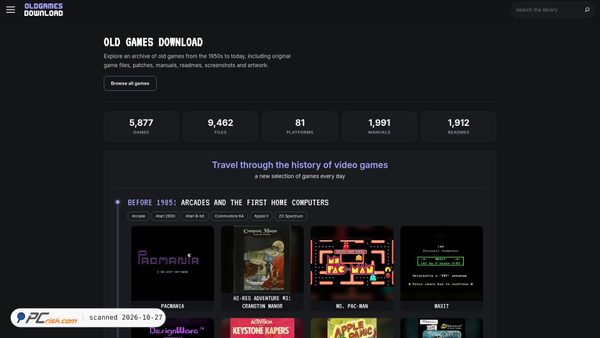 oldgamesdownload.com screenshot
