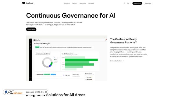 onetrust.com screenshot