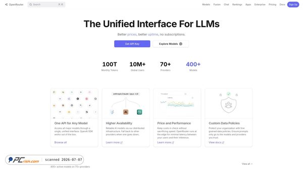 openrouter.ai screenshot