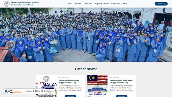 panduputeri.org.my screenshot