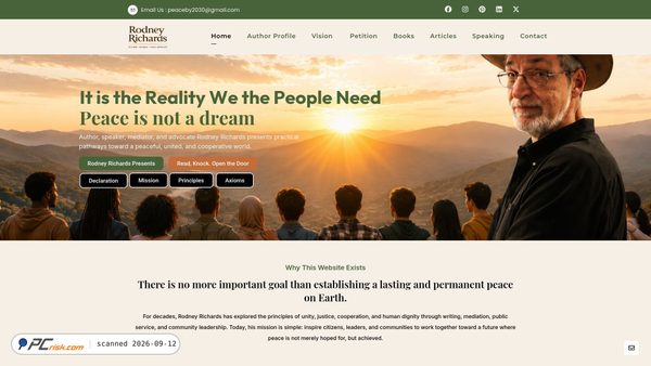 peaceby2030.info screenshot