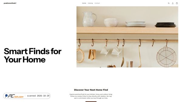 peakhomefinds.com screenshot