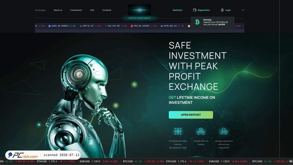 peakprofitexchange.com screenshot