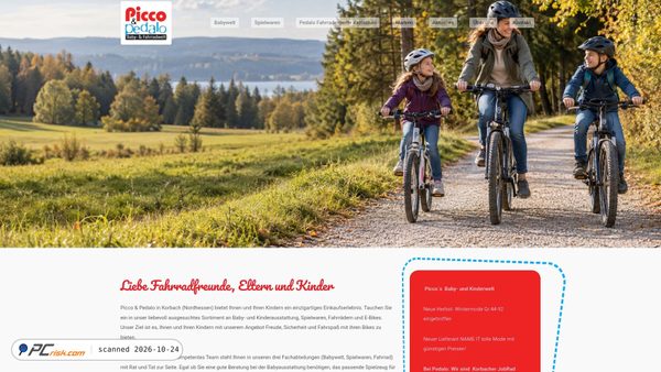 piccoundpedalo.de screenshot