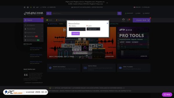 plgns.com screenshot