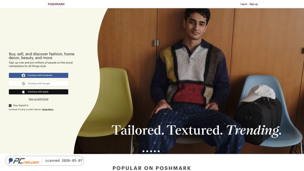 poshmark.com screenshot