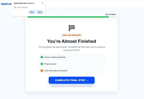 prize-bonus.com screenshot