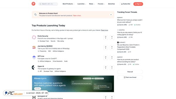 producthunt.com screenshot