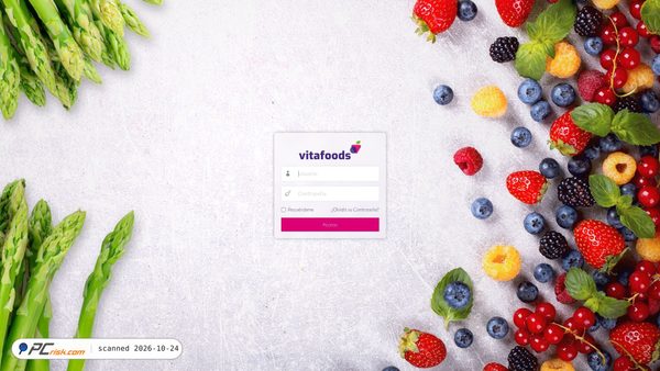 productores.vitafoods.com screenshot
