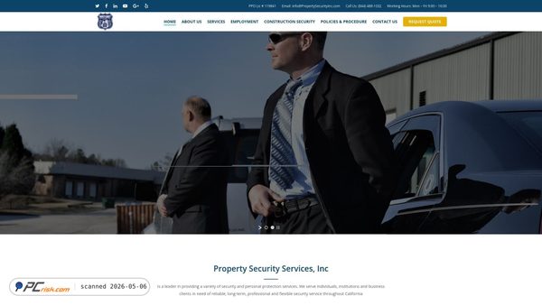 propertysecurityinc.com screenshot