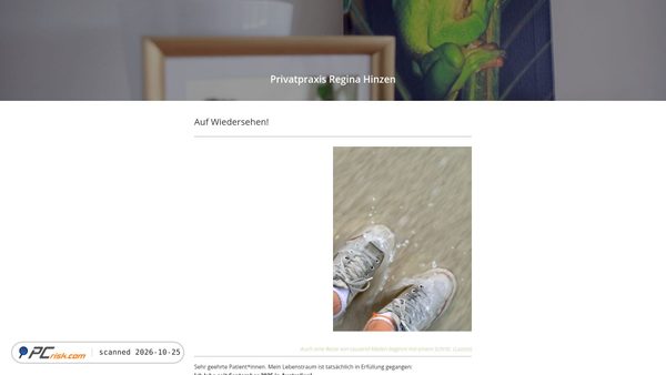 psychotherapie-hinzen.de screenshot