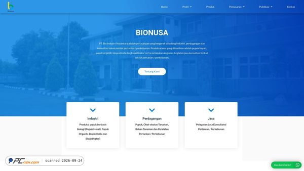 ptbionusa.co.id screenshot