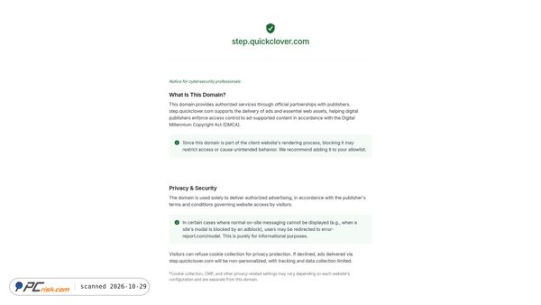 quickclover.com screenshot