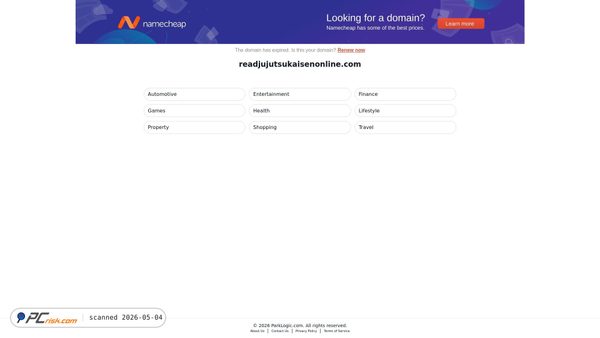 readjujutsukaisenonline.com screenshot