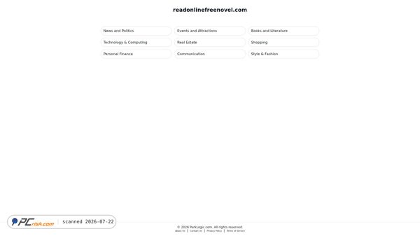 readonlinefreenovel.com screenshot