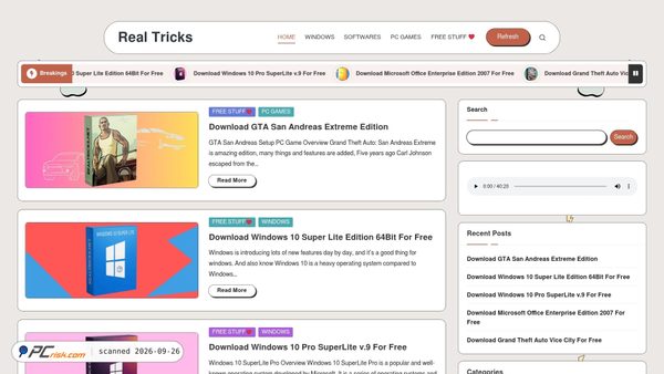 realtricks.net screenshot