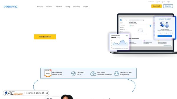 realvnc.com screenshot