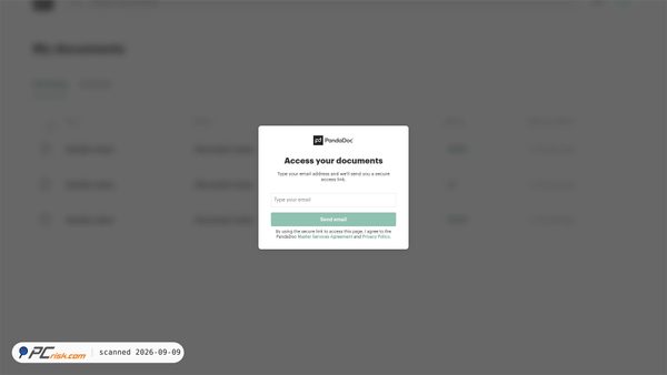 recipient.pandadoc.com screenshot