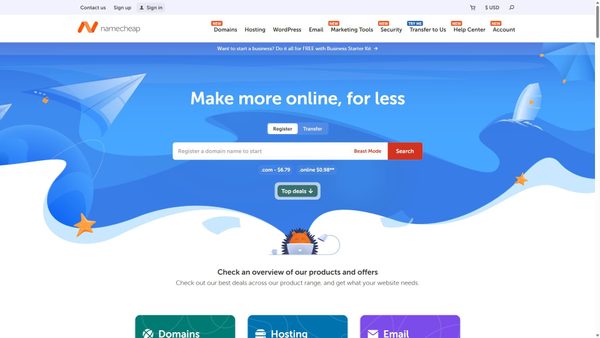 registrar-servers.com screenshot