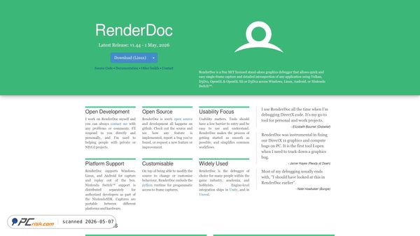 renderdoc.org screenshot