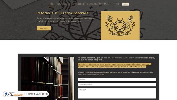 retornoamitierra.com screenshot