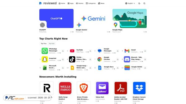 reviewed.app screenshot