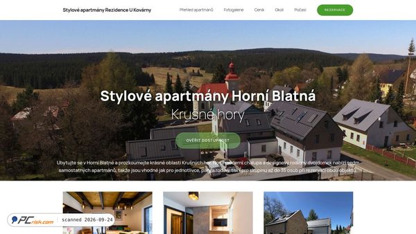 rezidenceukovarny.cz screenshot
