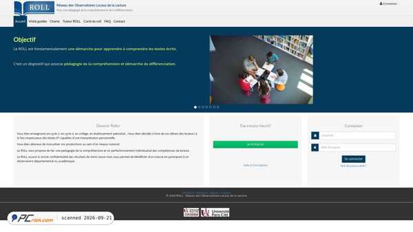 roll-descartes.fr screenshot