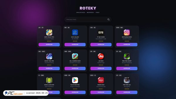 roteky.com screenshot