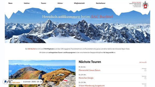 sac-bachtel.ch screenshot