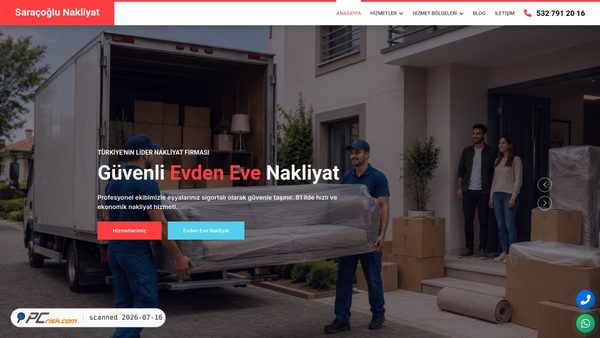 saracoglunakliyat.com screenshot